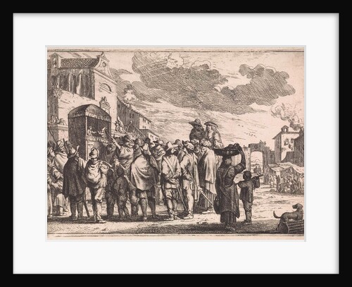 Puppet show in Rome Italy by Cornelis de Wael