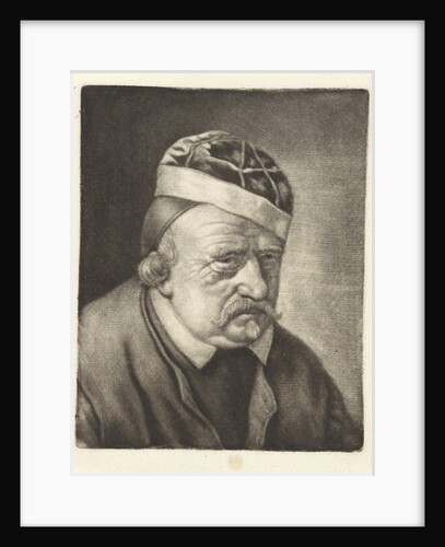 Bust of a man with a hat by Adriaen van Ostade