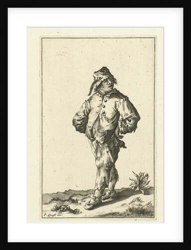 Ragged peasant dressed in rags by unknown