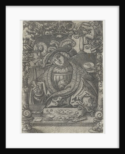 Portrait of a young man (Vanitas) by Monogrammist AC