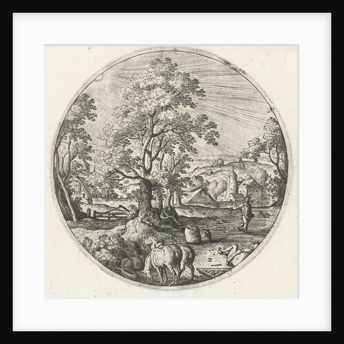 The devil sows tares among the wheat by Hans Bol