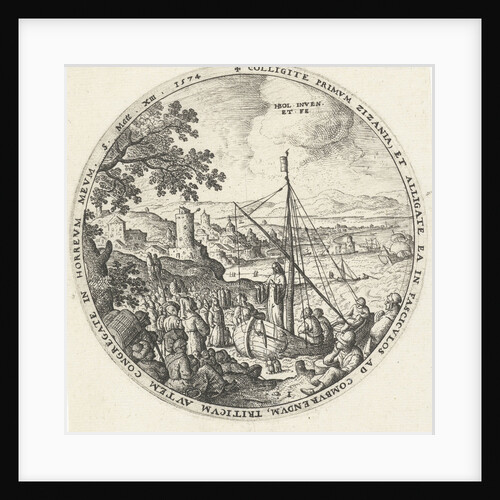 Christ preaches on the shores of the Lake by Hans Bol