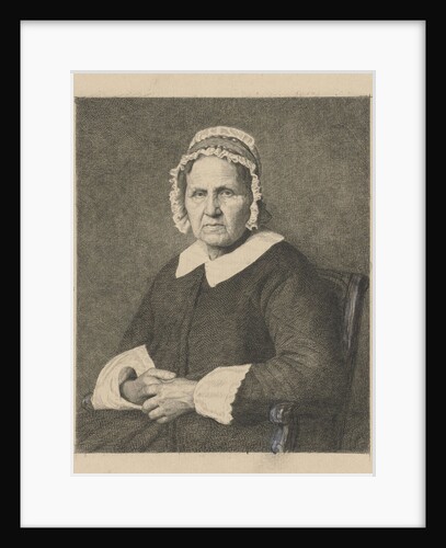 Portrait of the grandmother of Ferdinand Leenhoff by Ferdinand Leenhoff