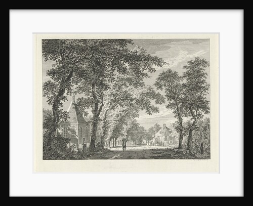 Village view Driebergen, 1754 by Village view Driebergen