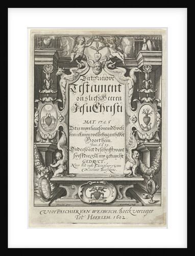 Title page for: That New Testament by Passchier van Wesbusch I