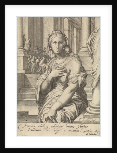 The adulteress by Gerard Valck