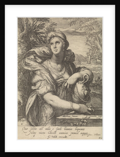 The Samaritan woman by Gerard Valck