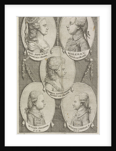 Portraits of Wilhelmina of Prussia by Jelgerhuis