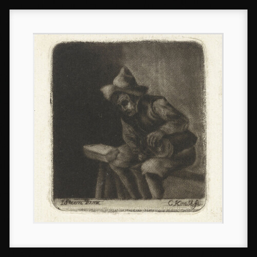 Man pours himself a glass of liquor by Jan Havicksz. Steen