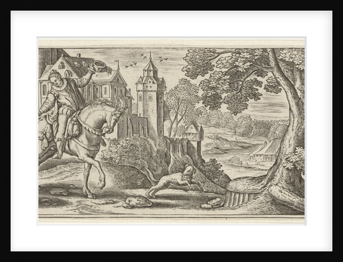 The prodigal son says goodbye to his parents by Claes Jansz. Visscher II