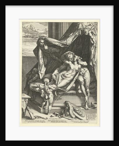 Mars and Venus by Hendrick Goltzius