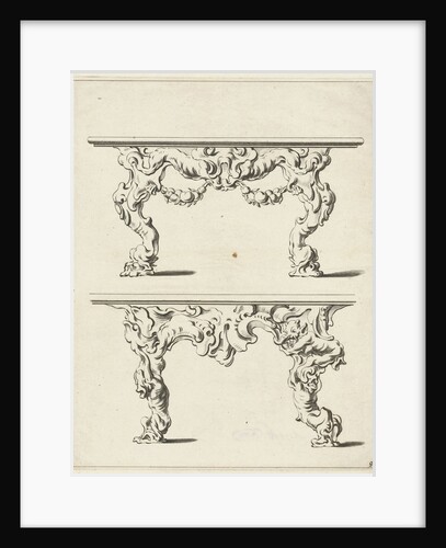Two console tables by Nicolaes Visscher I