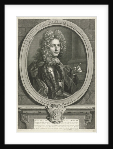 Portrait of Claude de Bourdaloue by Nicolas Pitau I