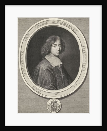 Portrait of Cardinal Emmanuel Theodore de la Tour d'Auvergne by Michel Natalis