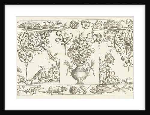 Edge Decoration featuring two turtles by Anonymous