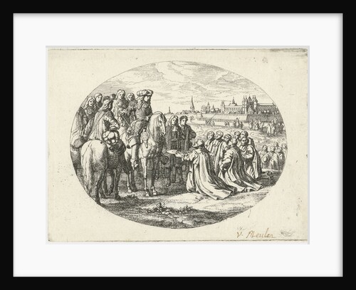 City Keys offered to Louis XIV, King of France by Adam Frans van der Meulen