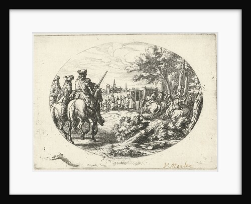 Siege of a city by Adam Frans van der Meulen