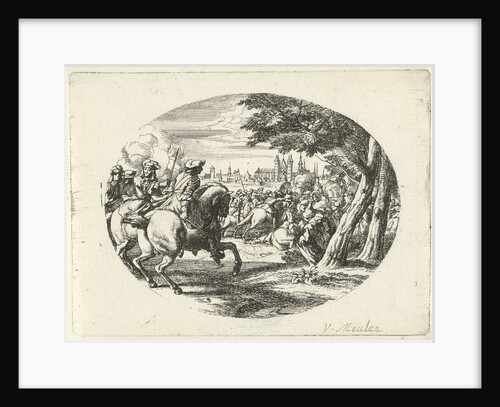 Siege of a city by Adam Frans van der Meulen