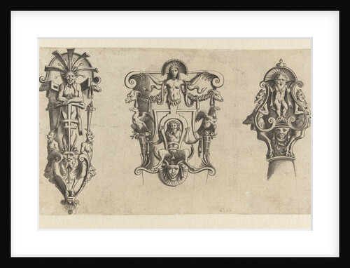 Oirband with a satyr by Cornelis Bos