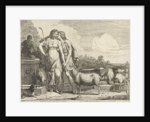 Jacob kisses Rachel at the well by Joannes Meyssens