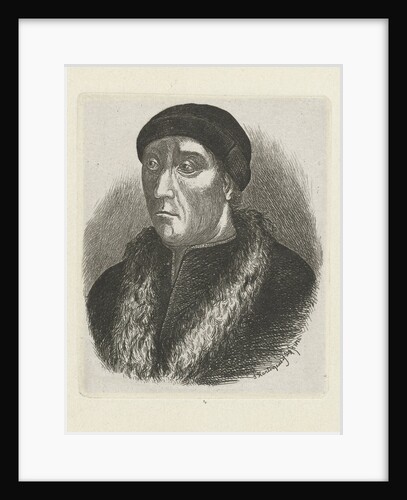 Portrait of Laurens Jansz. Coster by Joseph Hartogensis