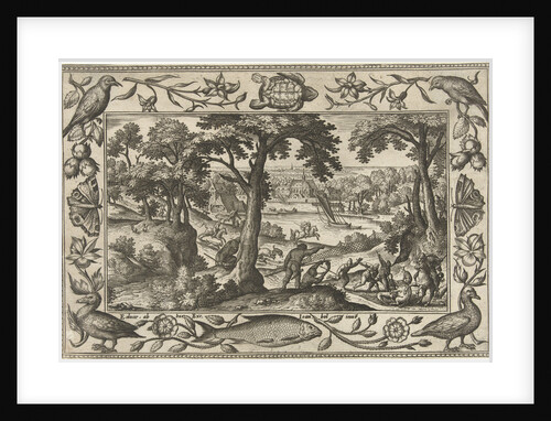 Boar Hunt by Eduwart Hoes Winckel