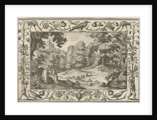 Temptation in the desert by Eduwart Hoes Winckel