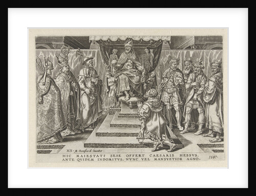 Surrender of the Landgrave of Hesse, 1547 by Dirck Volckertsz Coornhert