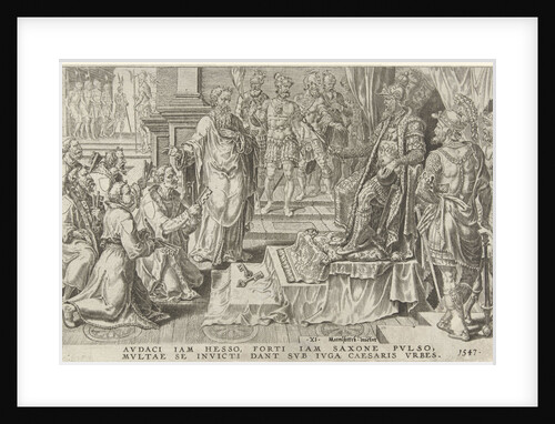 Submission of six German cities, 1547 by Hieronymus Cock