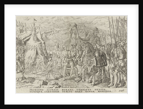 Imperial camp at Ingolstadt, 1546 by Dirck Volckertsz Coornhert