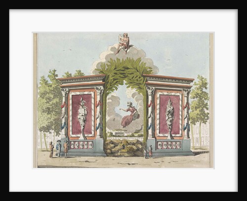 Arts and Sciences, decoration at the North Market, 1795 by Anonymous