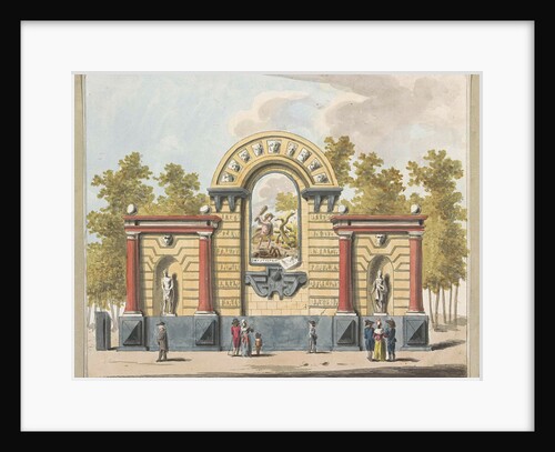 Destruction of the Aristocracy, decoration on the Western Market, 1795 by Johannes Roelof Poster