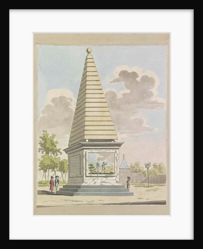 Decoration in Plantation, 1795 by Johannes Roelof Poster