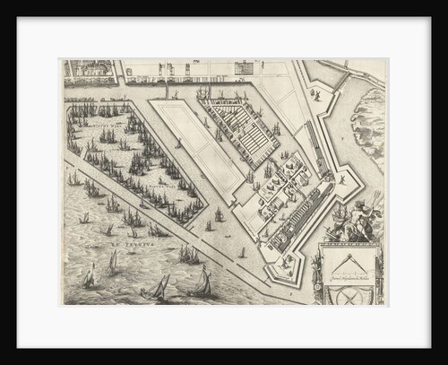 Map of Amsterdam (leaf right), 1625 by Balthasar Florisz. van Berckenrode