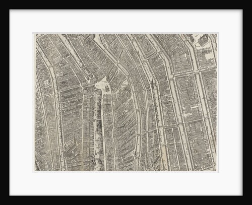 Map of Amsterdam (middle leaves), 1625 by Anonymous