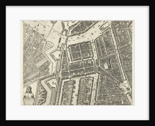 Map of Amsterdam (leaf middle left), 1625 by Balthasar Florisz. van Berckenrode