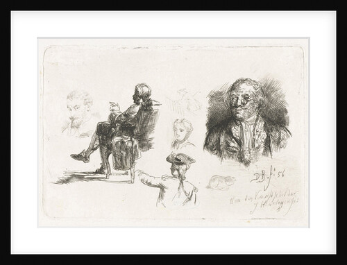 Study Sheet with different figures by Joseph Hartogensis