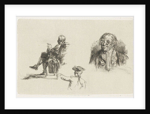Study Sheet with three figures by David Bles