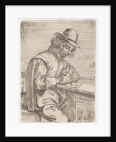 A drawing man wearing a hat by Peter Snijers