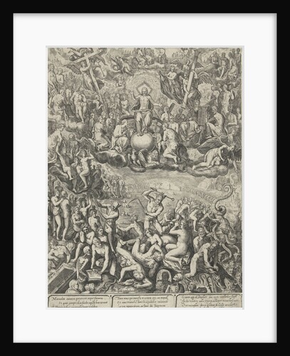 Last Judgment, Barbara van den Broeck by Hendrick Hondius