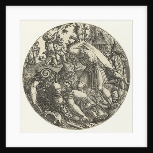 David and Goliath by Monogrammist AC