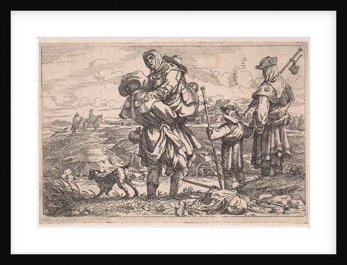 The pilgrims by Jan Baptist de Wael