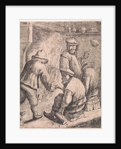 Four farmers in fire by Anonymous