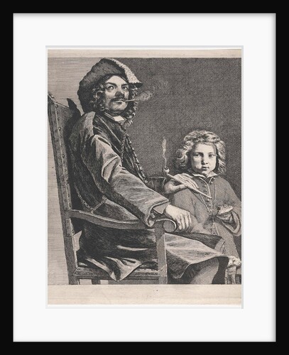 Pipe Smoking Man in chair by Michael Sweerts