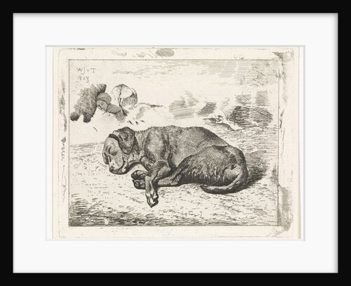 Sleeping dog by Wouter Johannes van Troostwijk