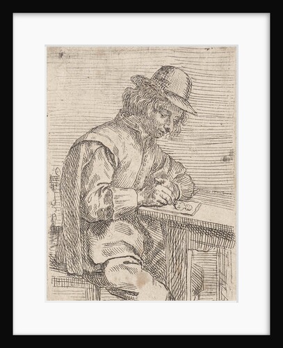 Drawing man wearing a hat by Peter Snijers