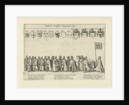 Funeral procession with scholars and nobles by Anonymous