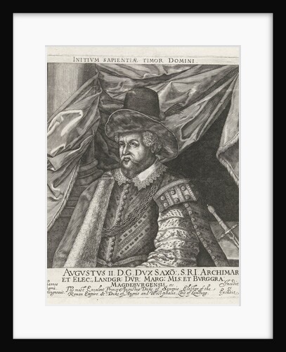 Portrait of Augustus II, Duke of Saxony by Johan Barra