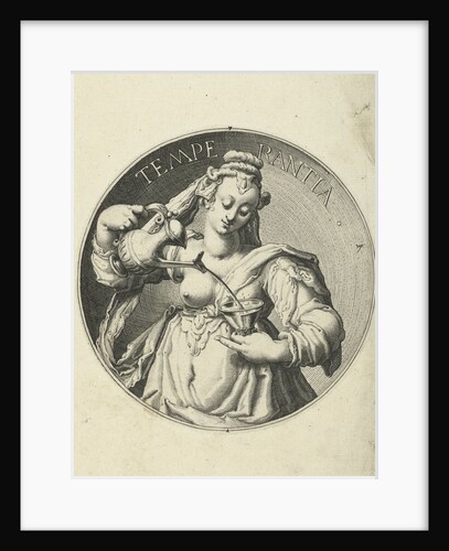Temperance by Jacob de Gheyn II