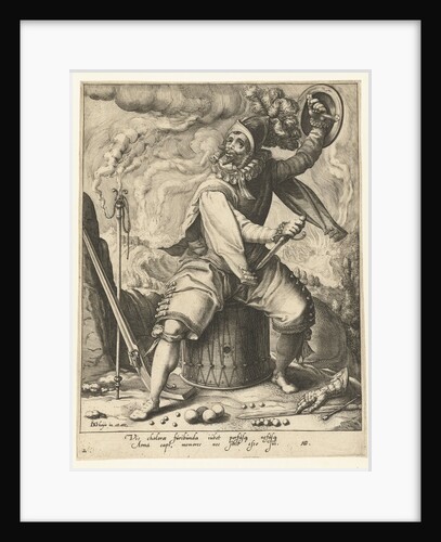 The choleric temperament (the fire element) by Jacob de Gheyn II